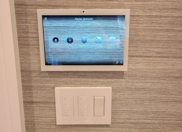 Smart home automation installed in a home in Tenafly, NJ